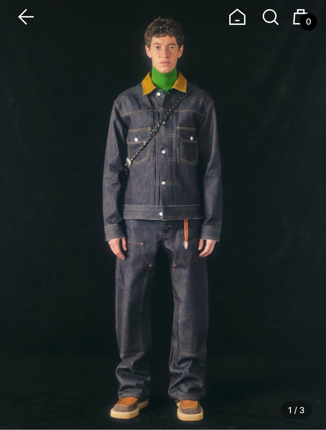 앤더슨벨  INDIGO CARPENTER JEANS 29사이즈 상품이미지1