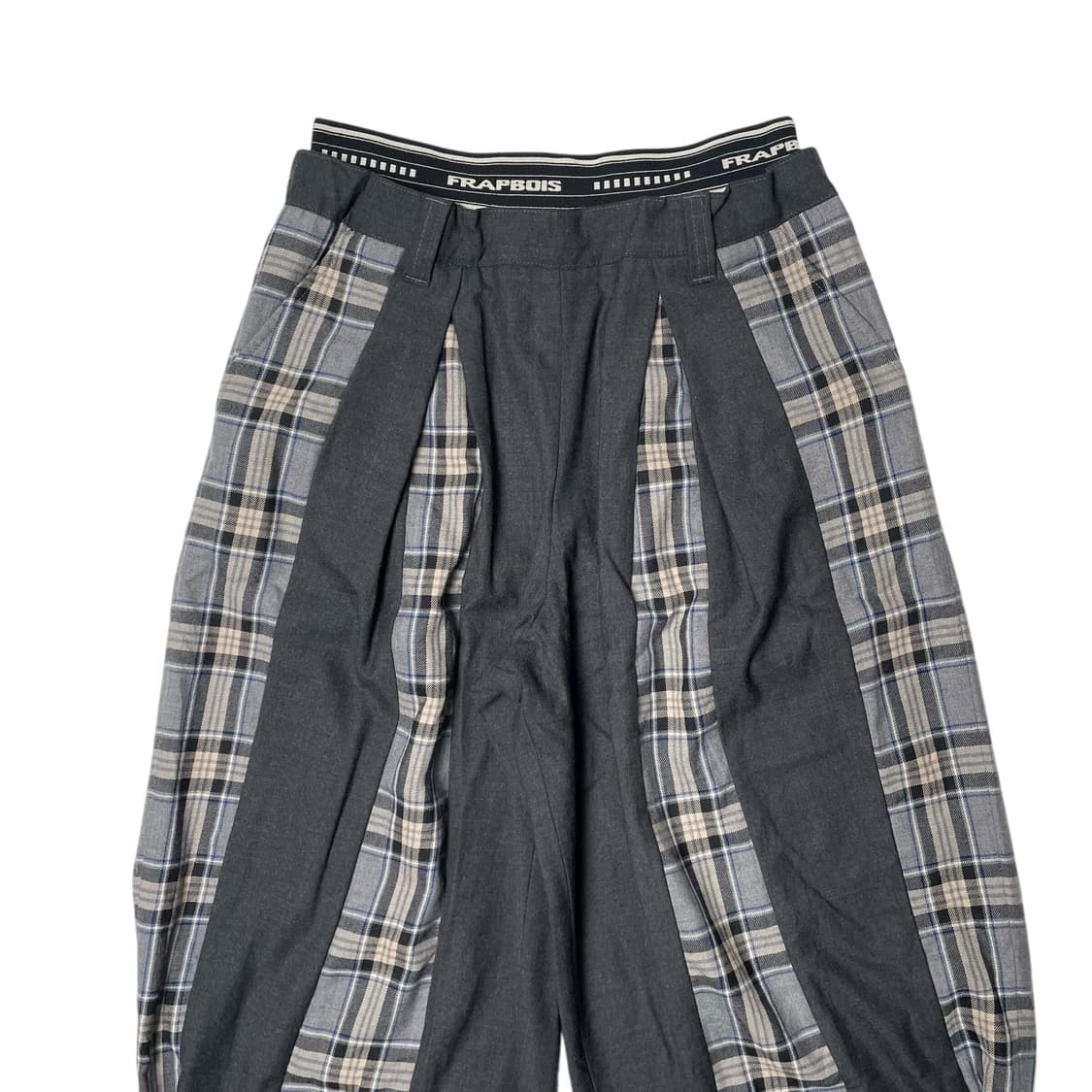 Frapbois 체크 그레이 페브릭 벌룬 팬츠 상품이미지2