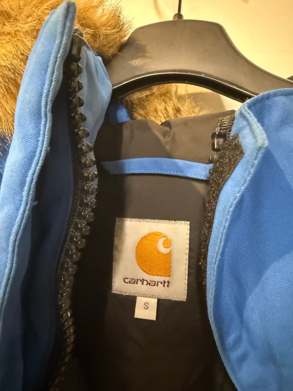 칼하트 블루 퍼패딩 상품이미지3
