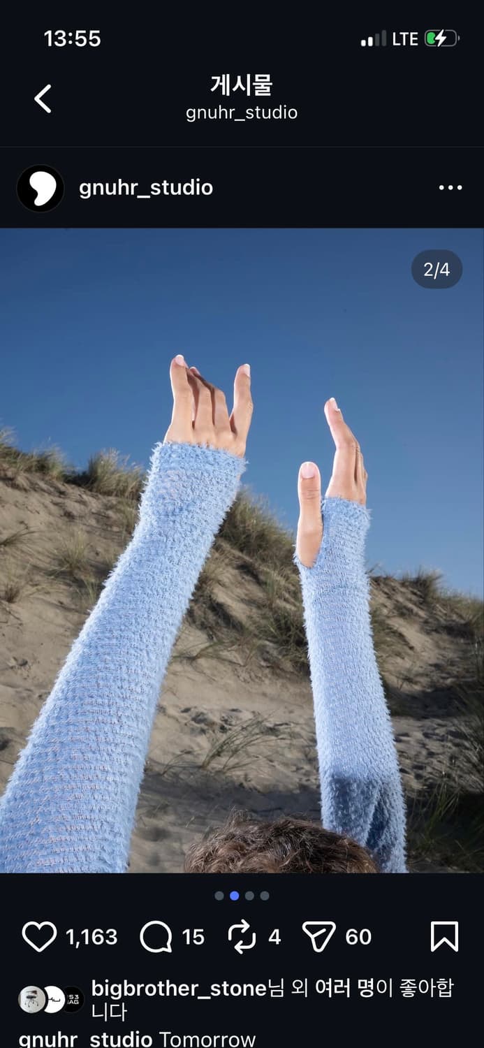 3) Gnuhr 누어 샤그 후디 상품이미지7