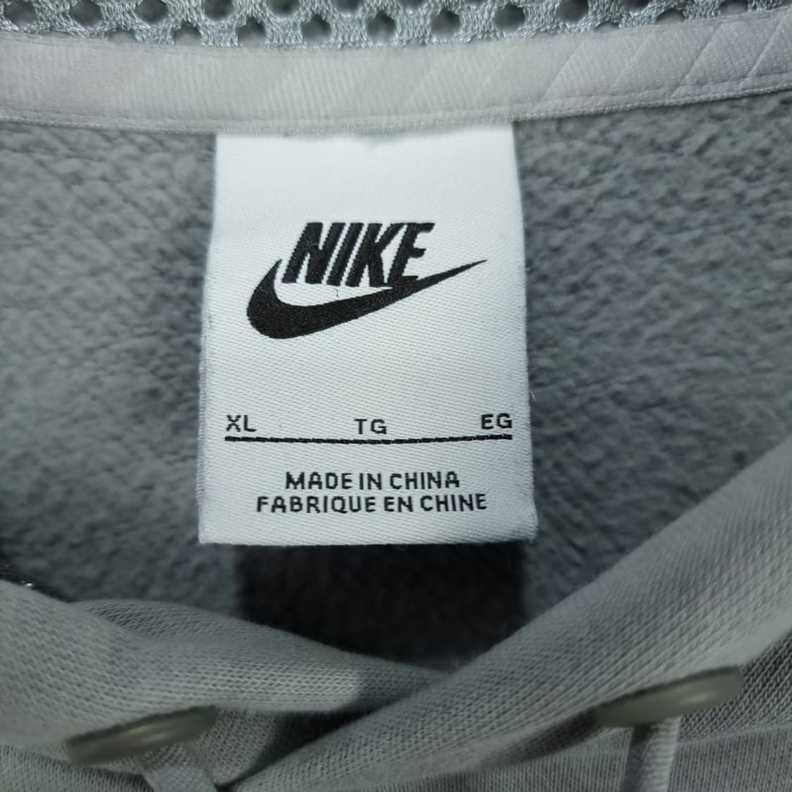 [나이키] 빅로고 프린팅 후드티 그레이 M19515 상품이미지6