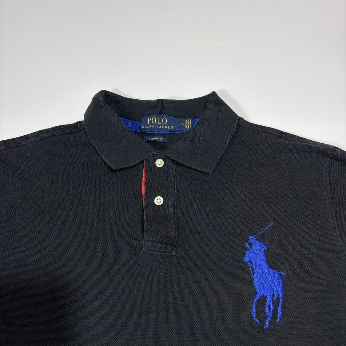 폴로랄프로렌 블랙 빅포니 반팔 카라티 상품이미지2