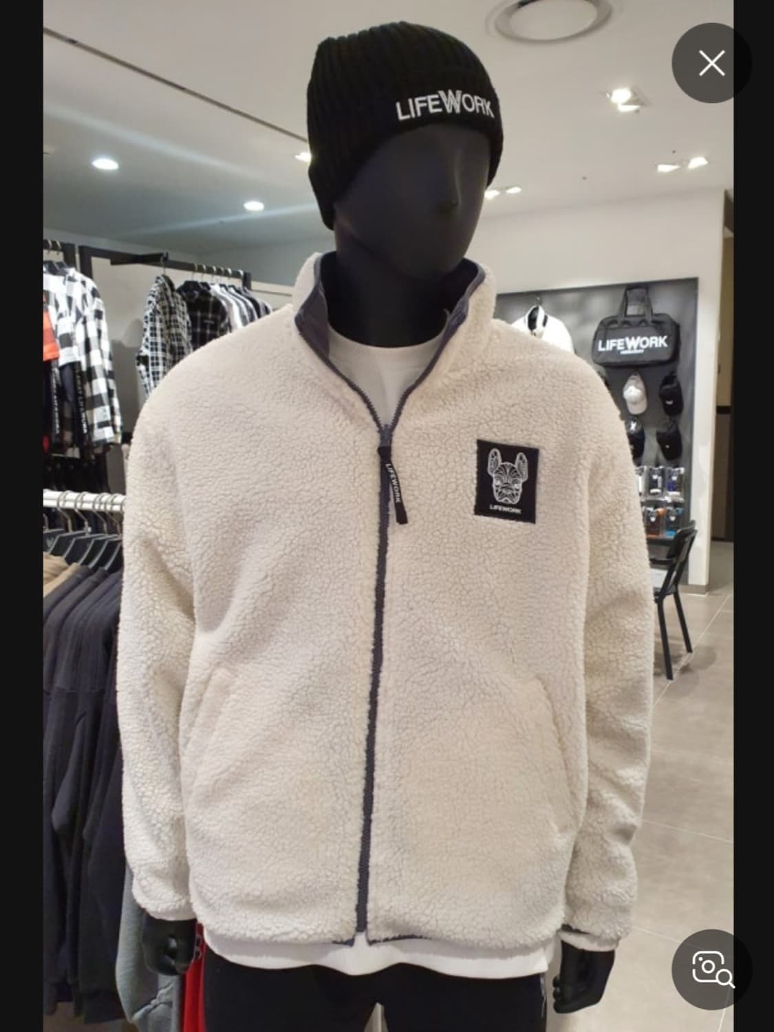 라이프워크 리버시블 뽀글이 플리스 자켓 M 상품이미지2