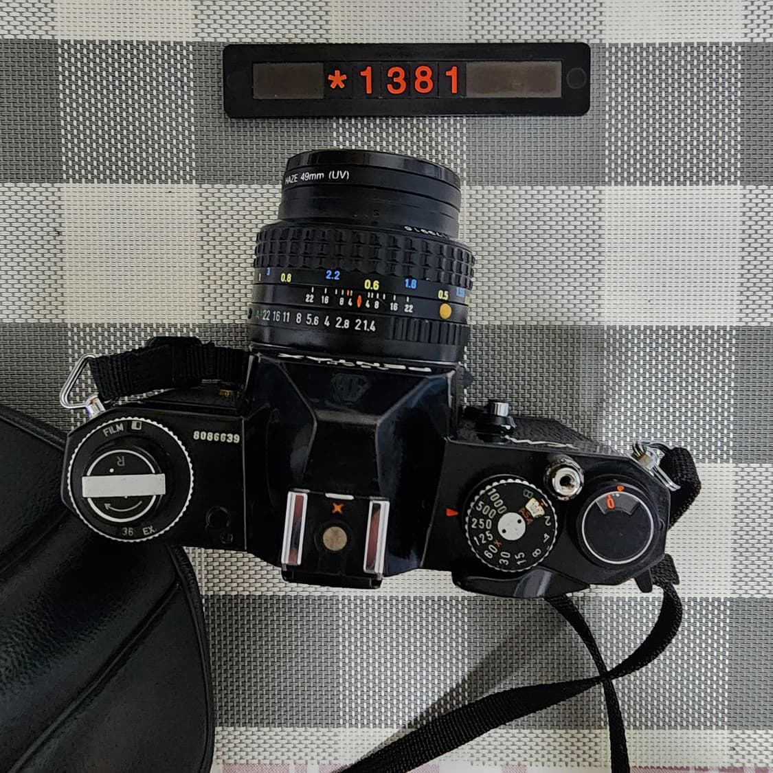 펜탁스 KM 필름카메라 1.4렌즈 블랙바디 케이스포함 상품이미지3