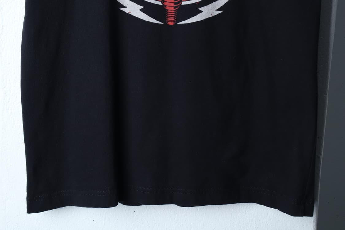 (M-L) 브랜드빈티지 반팔 티셔츠 USA 모터 바이크 블랙-H31248 상품이미지4