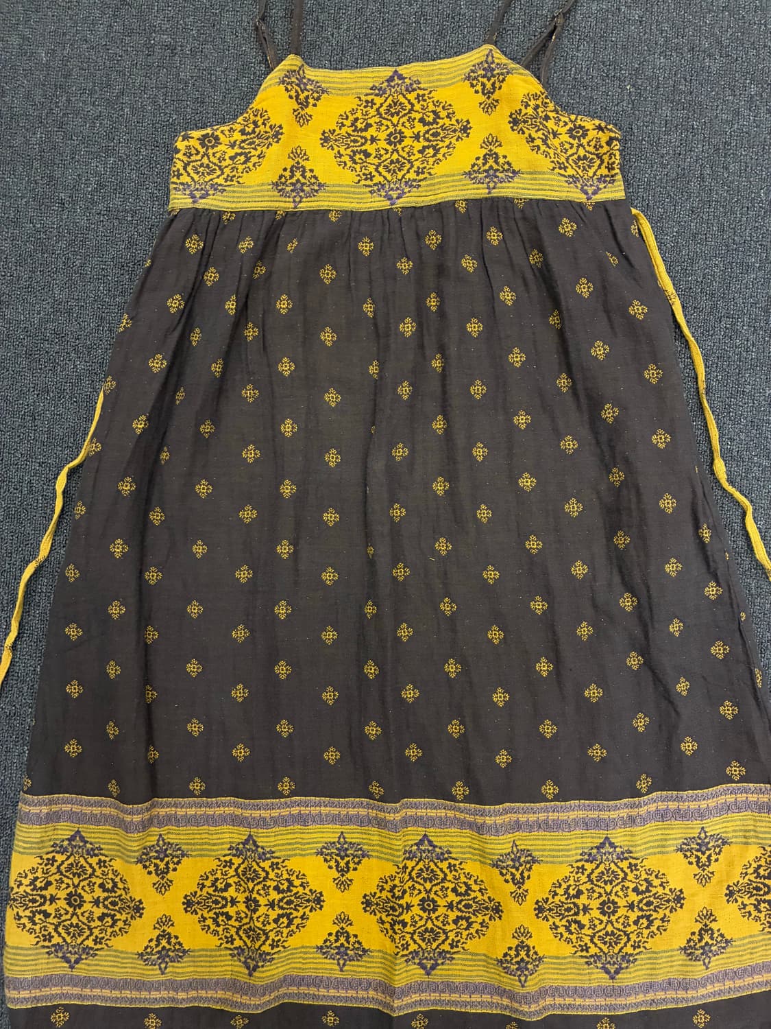 F)TITICACA 빈티지 여성 에스닉 프린트 슬리브리스 원피스 상품이미지5