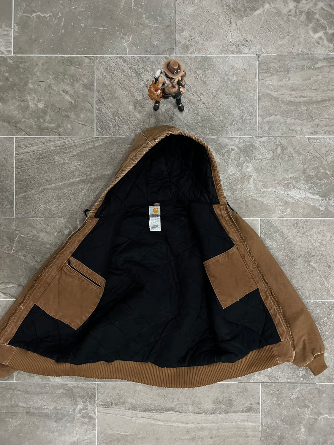 (L)칼하트 덕 액티브 후드자켓 J130 BRN 칼하트브라운 상품이미지3