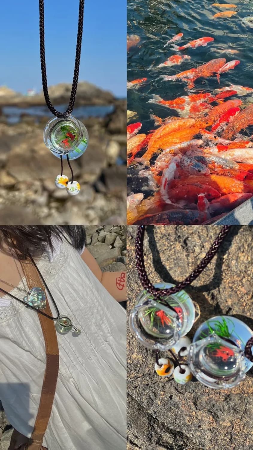 치치타 어항 목걸이 상품이미지1