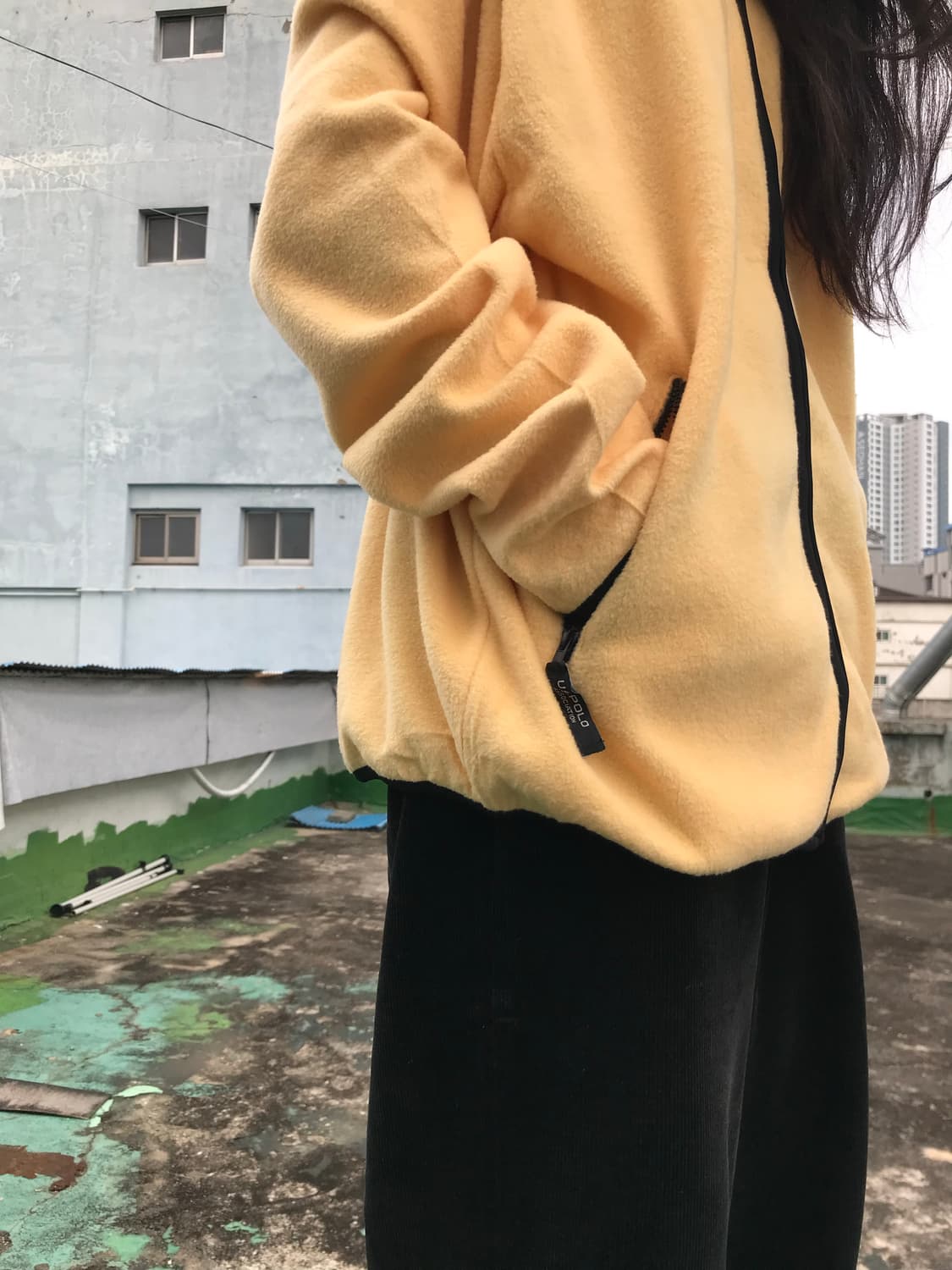 U.S.POLO 버터옐로우 플리스 상품이미지5