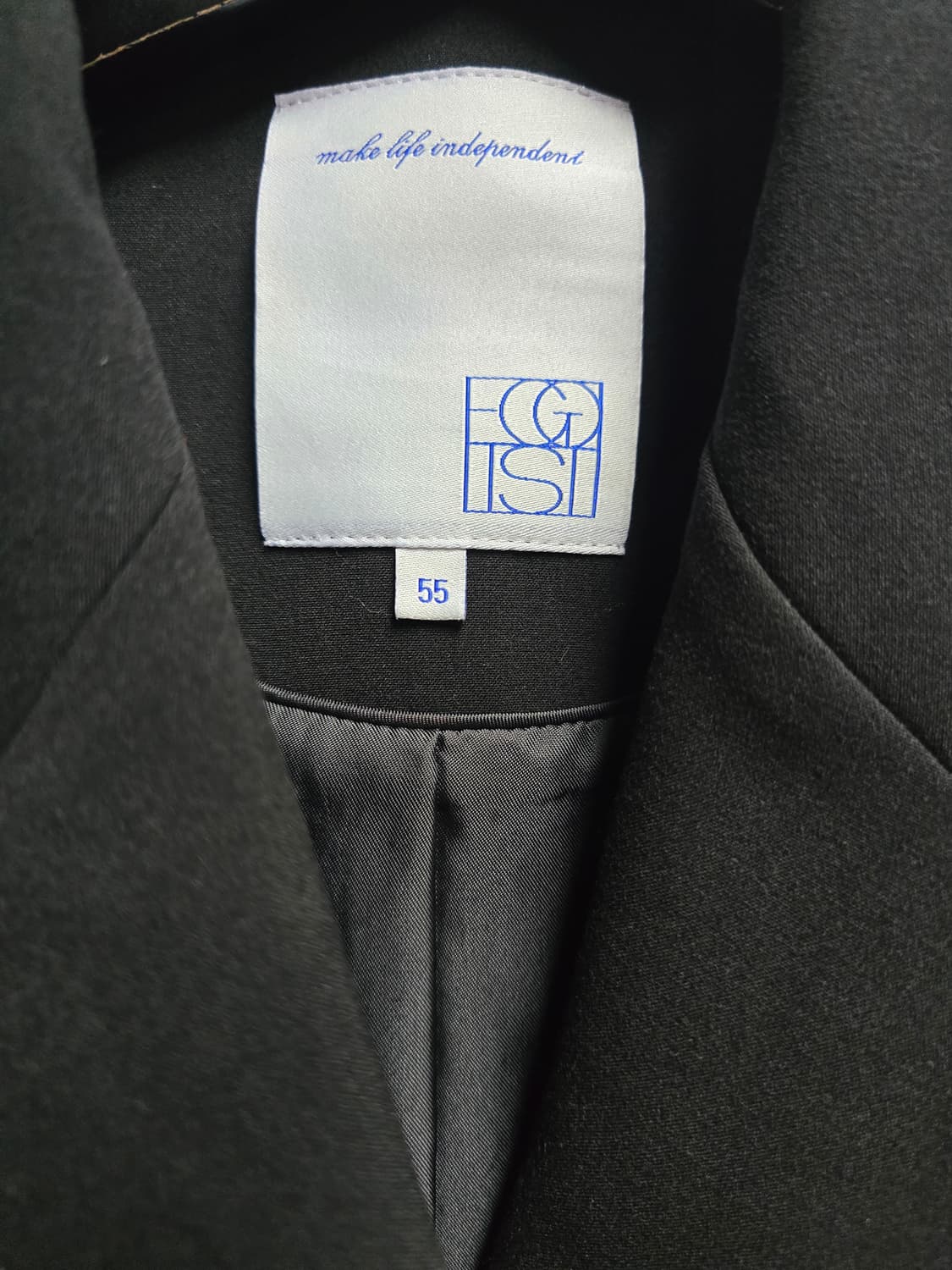 에고이스트 크롭 더블 자켓 55 상품이미지2