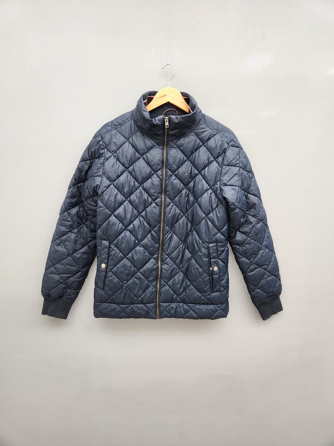 타미힐피거 네이비 퀼팅 패딩 점퍼 상품이미지1