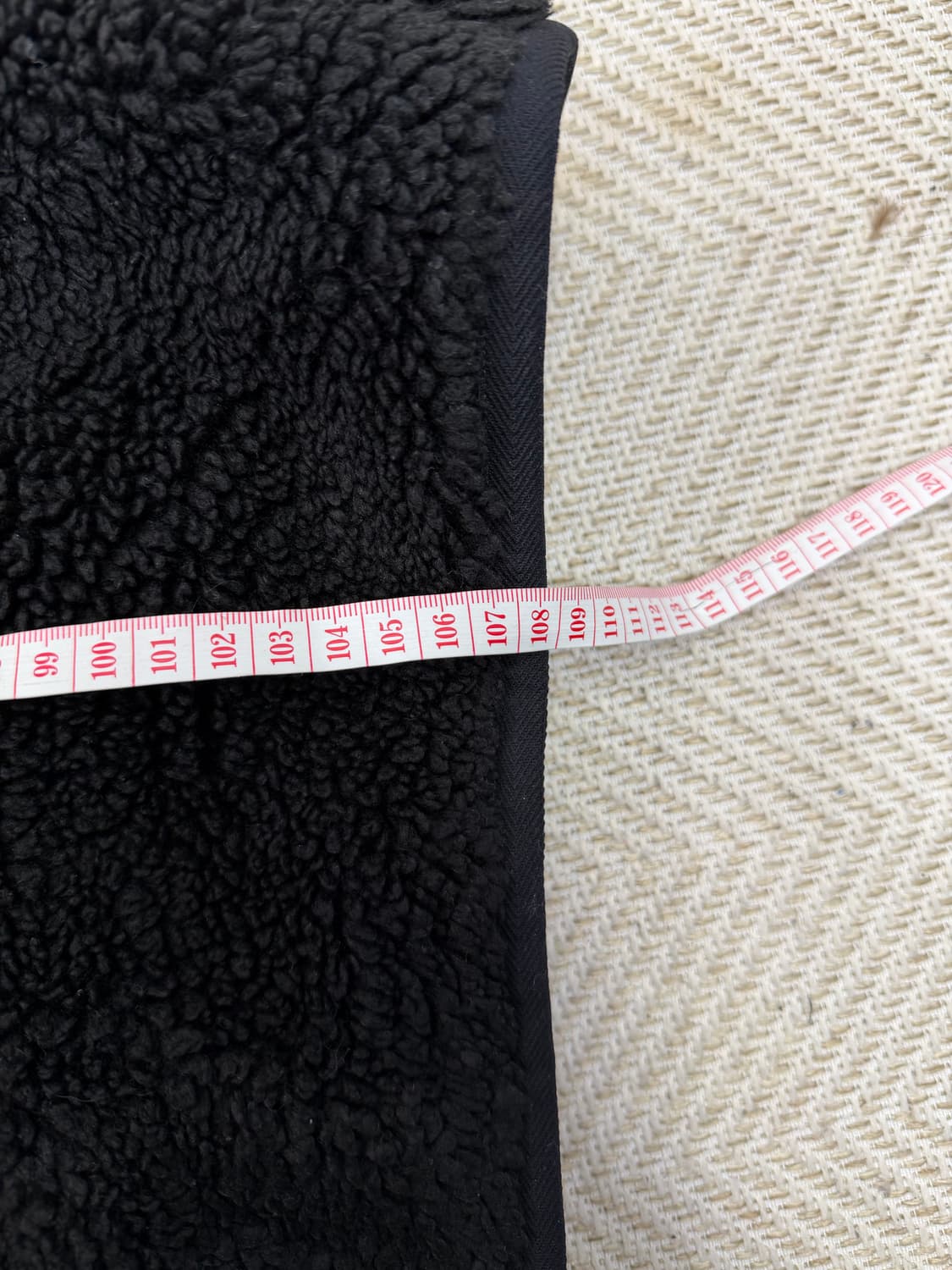 정품) 내셔널지오그래픽 검정 오버핏 뽀글이 플리스 M 상품이미지10