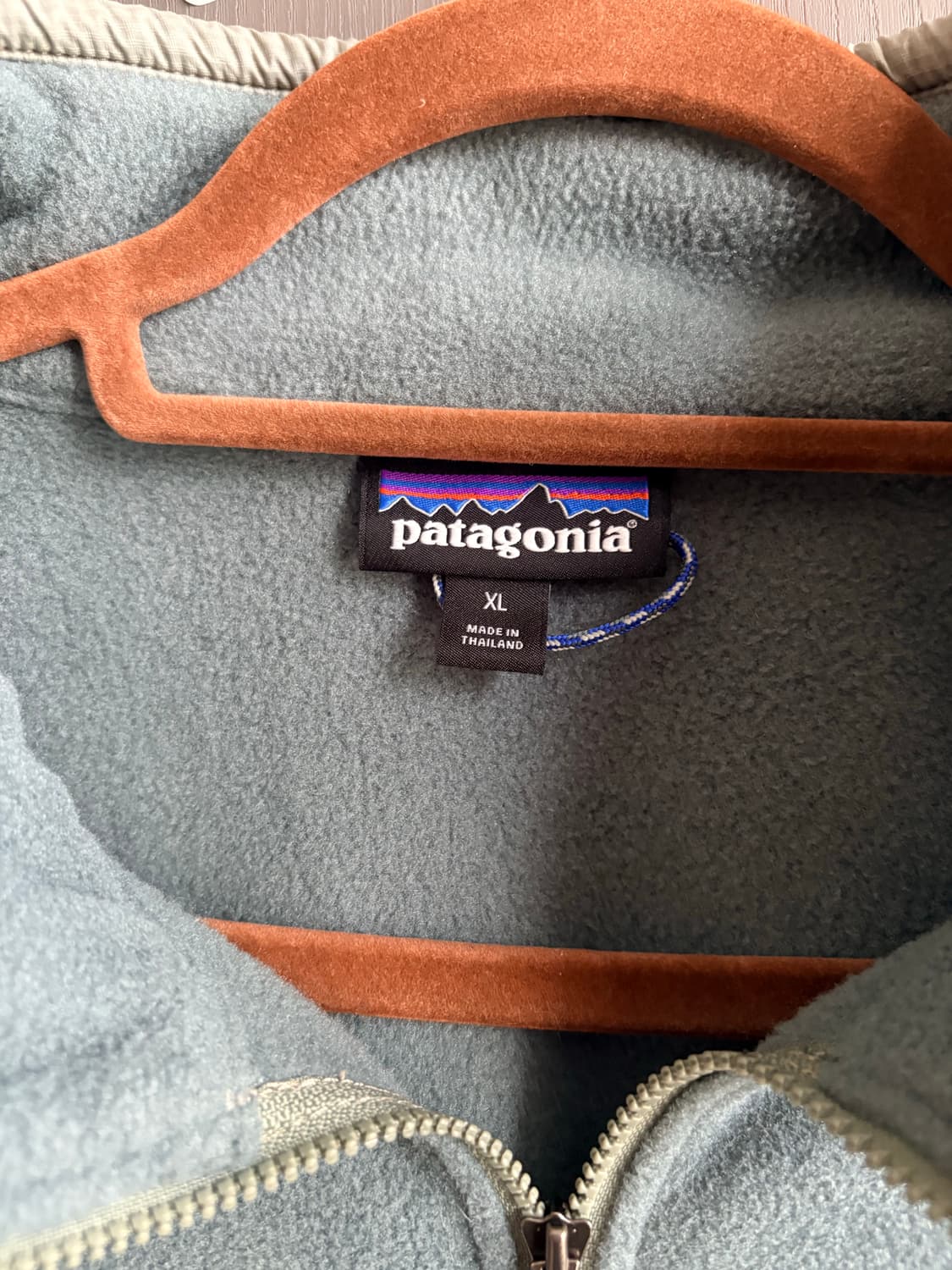 (XL) 파타고니아 마이크로디니 플리스 하프 집업 세이지 그린 상품이미지5