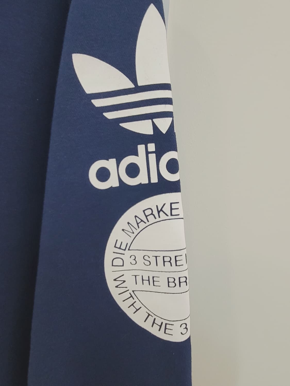아디다스 네이비 기모 맨투맨 티셔츠 100사이즈 상품이미지4