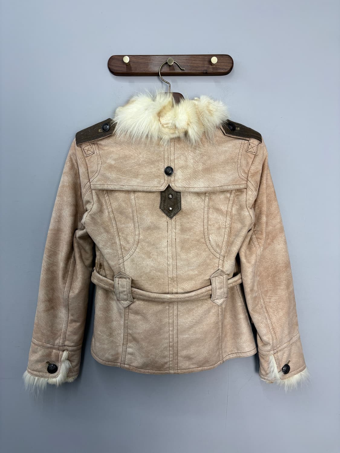 REIZ XXI  퍼 트리밍 스웨이드 무스탕 자켓 A3567 상품이미지6