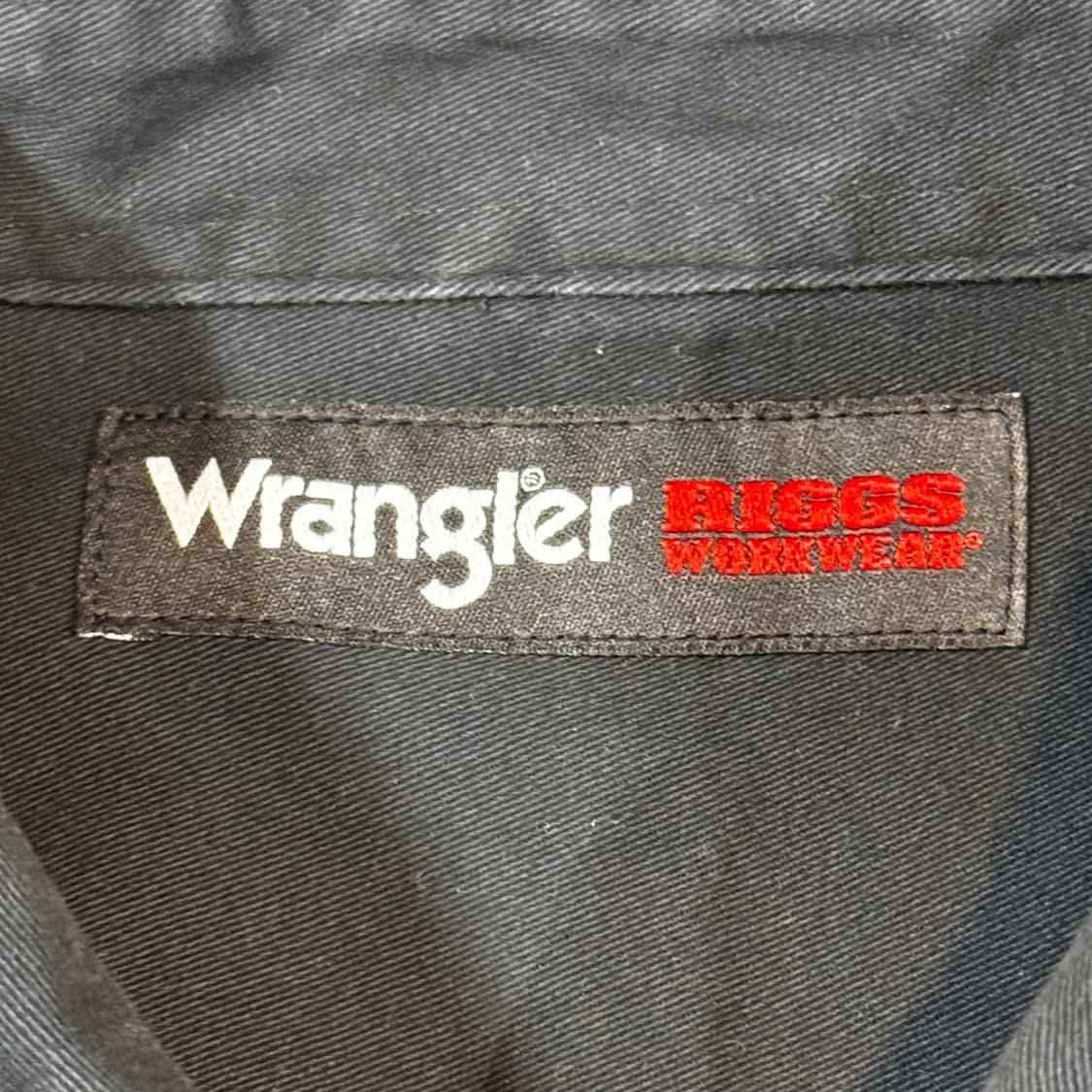 XXL) Wrangler 랭글러 투포켓 워크웨어 코튼 셔츠 블랙 W20 상품이미지7