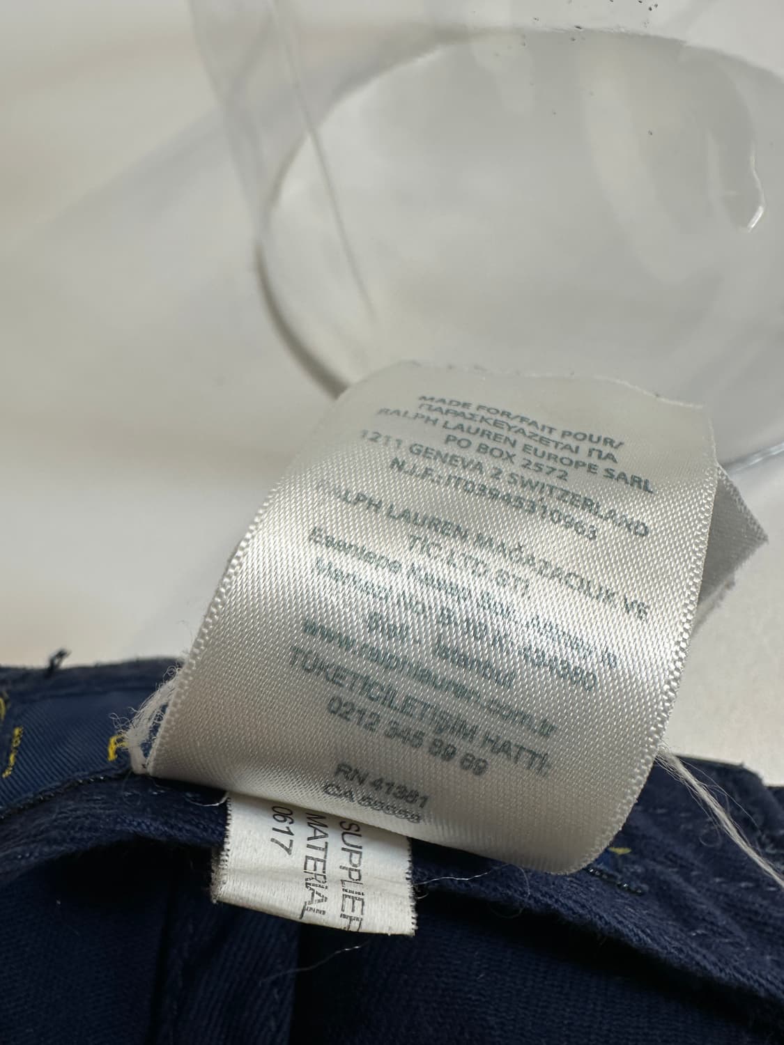 폴로 랄프로렌 베어 볼캡 네이비 상품이미지3