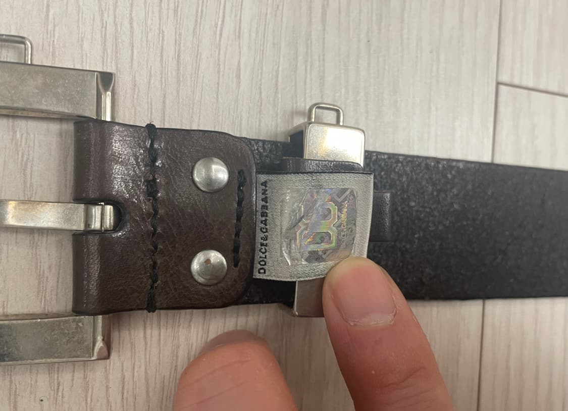 돌체앤가바나 레더벨트 상품이미지3