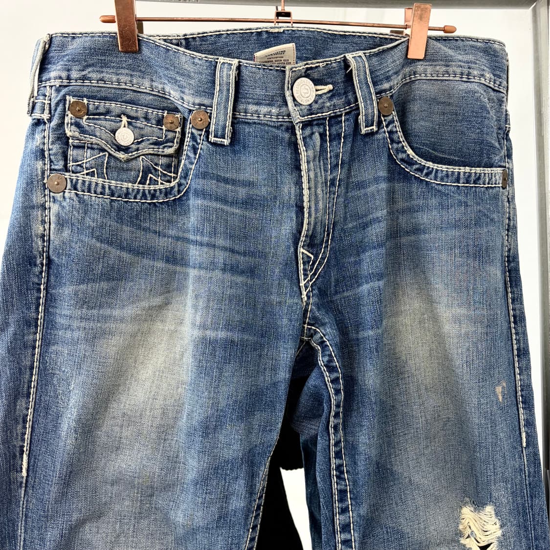 트루릴리전 부츠컷 데님 팬츠 상품이미지7