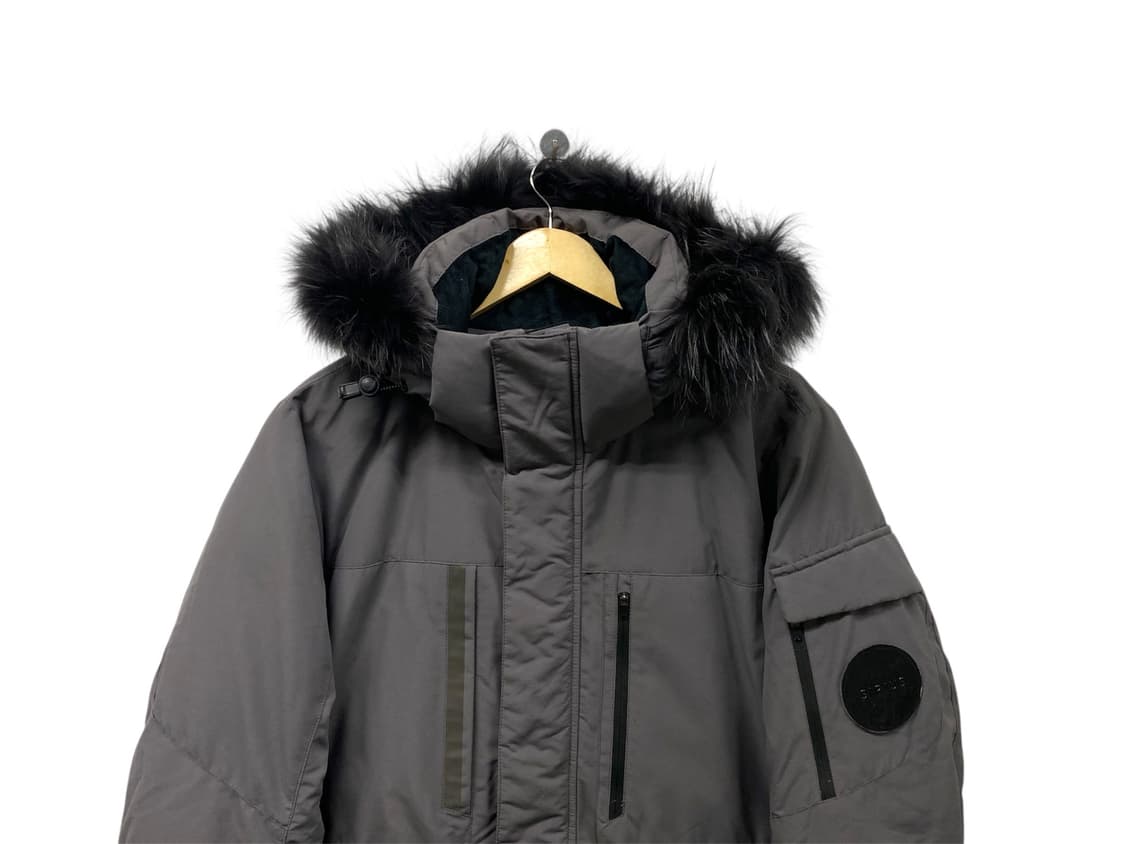 익스페디션 탑텐 라쿤퍼 덕다운 롱패딩 L  상품이미지2