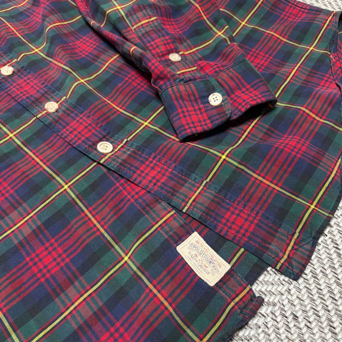 90s Polo Hooded Flannel 상품이미지3