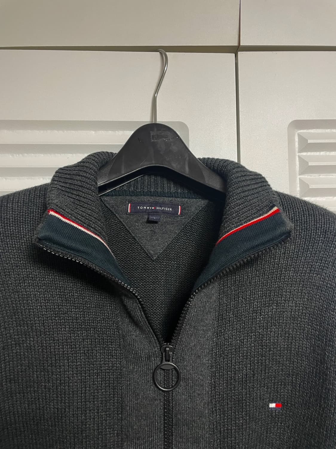 타미힐피거 니트 집업 상품이미지5