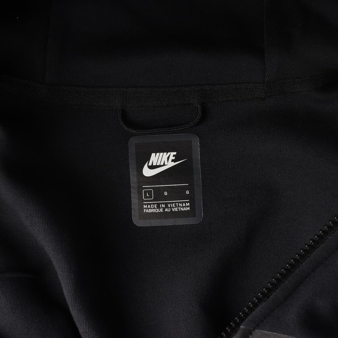 나이키 테크플리스 블랙 후드 집업 L 상품이미지5