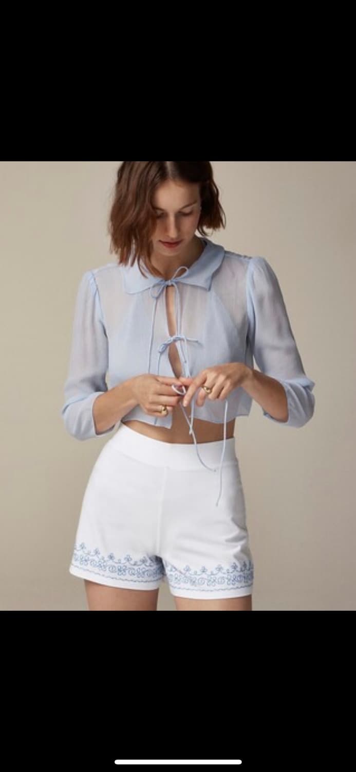 Maryam nassir zadeh x J.crew 쇼츠 상품이미지3