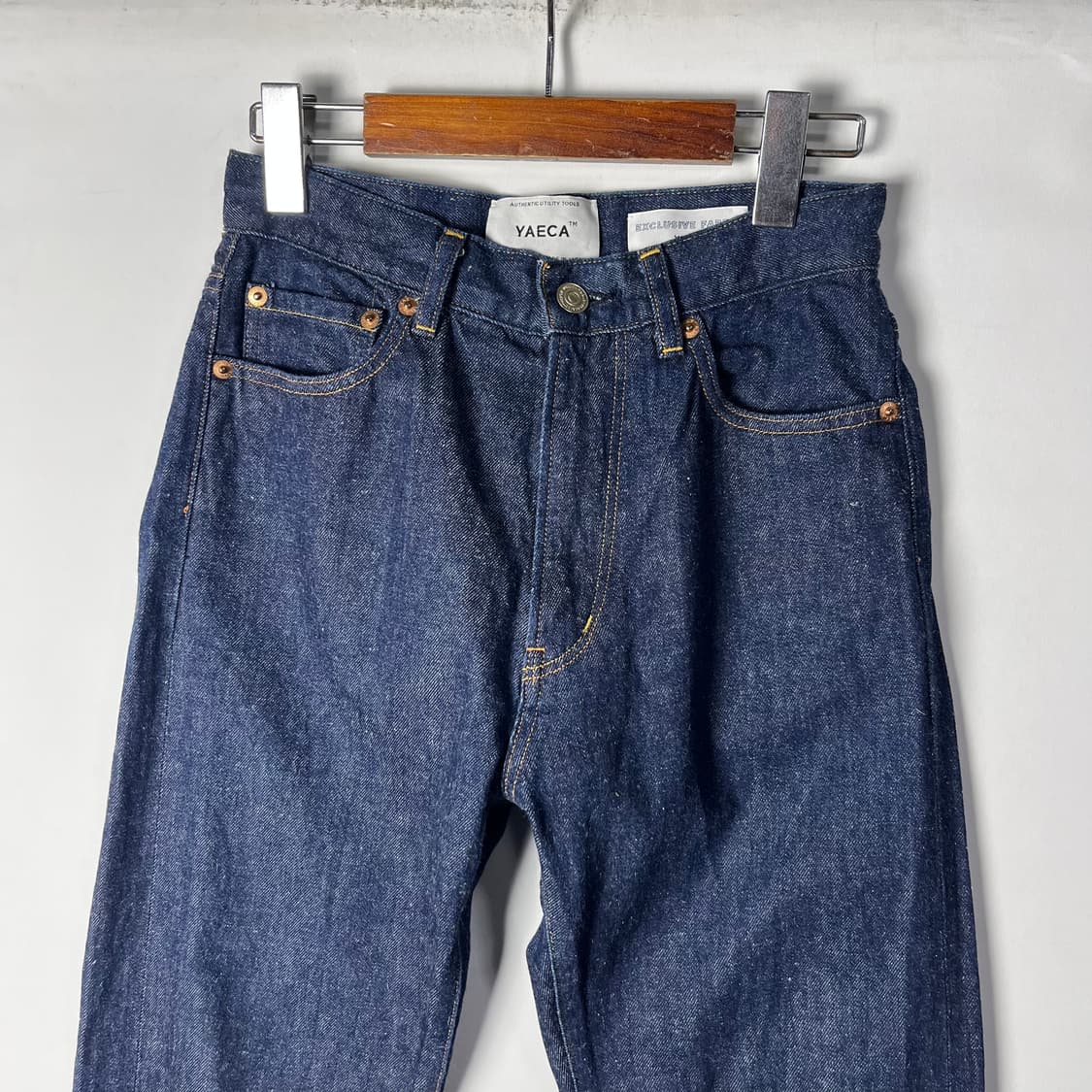 [YAeca] 야에카 린넨 블렌드 인디고 데님팬츠 상품이미지3