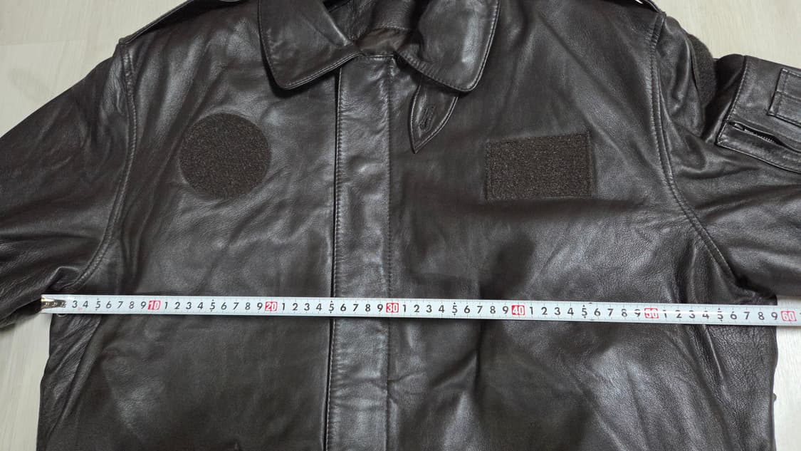 (착샷) 군용 가죽자켓 빈티지 상품이미지6