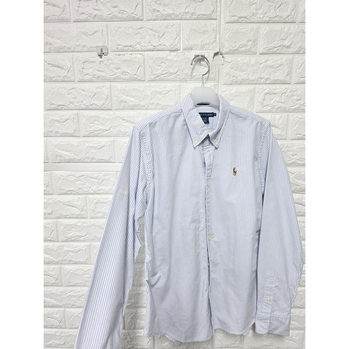 택포) 폴로랄프로렌 스트라이프 셔츠 M 상품이미지3