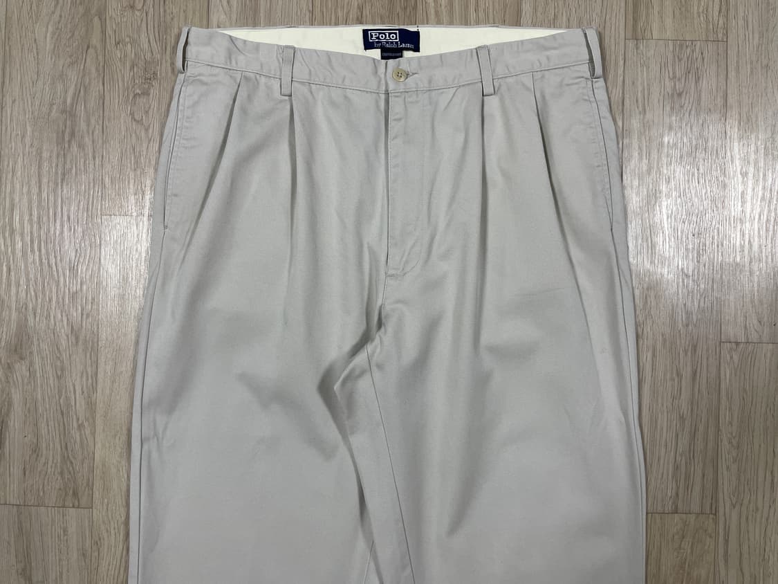 35~36) 90's 폴로 랄프로렌 투턱 클래식 치노팬츠 상품이미지5