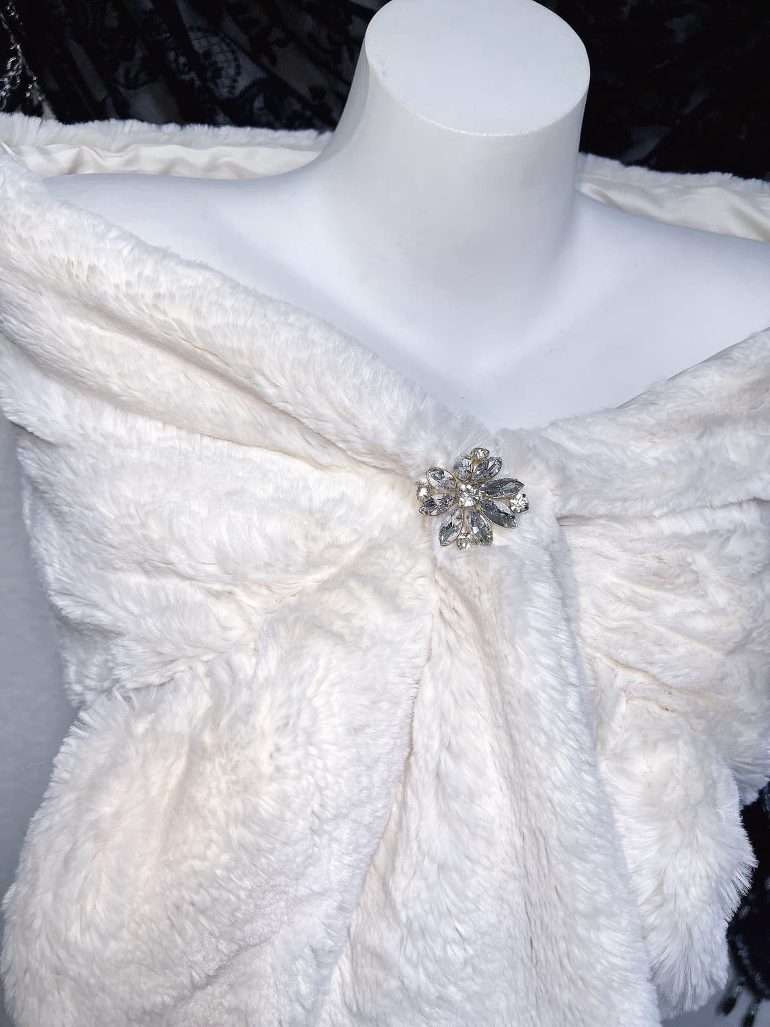 퍼 숄 머플러 케이프 망토 로맨틱갸루 로걀 오네 히메 달천 삿포로 핀터 상품이미지3