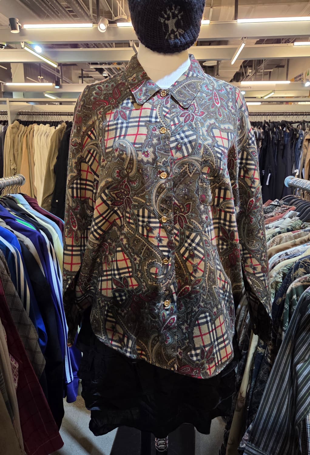 BURBERRY 버버리 노바체크 페이즐리셔츠💯 상품이미지2