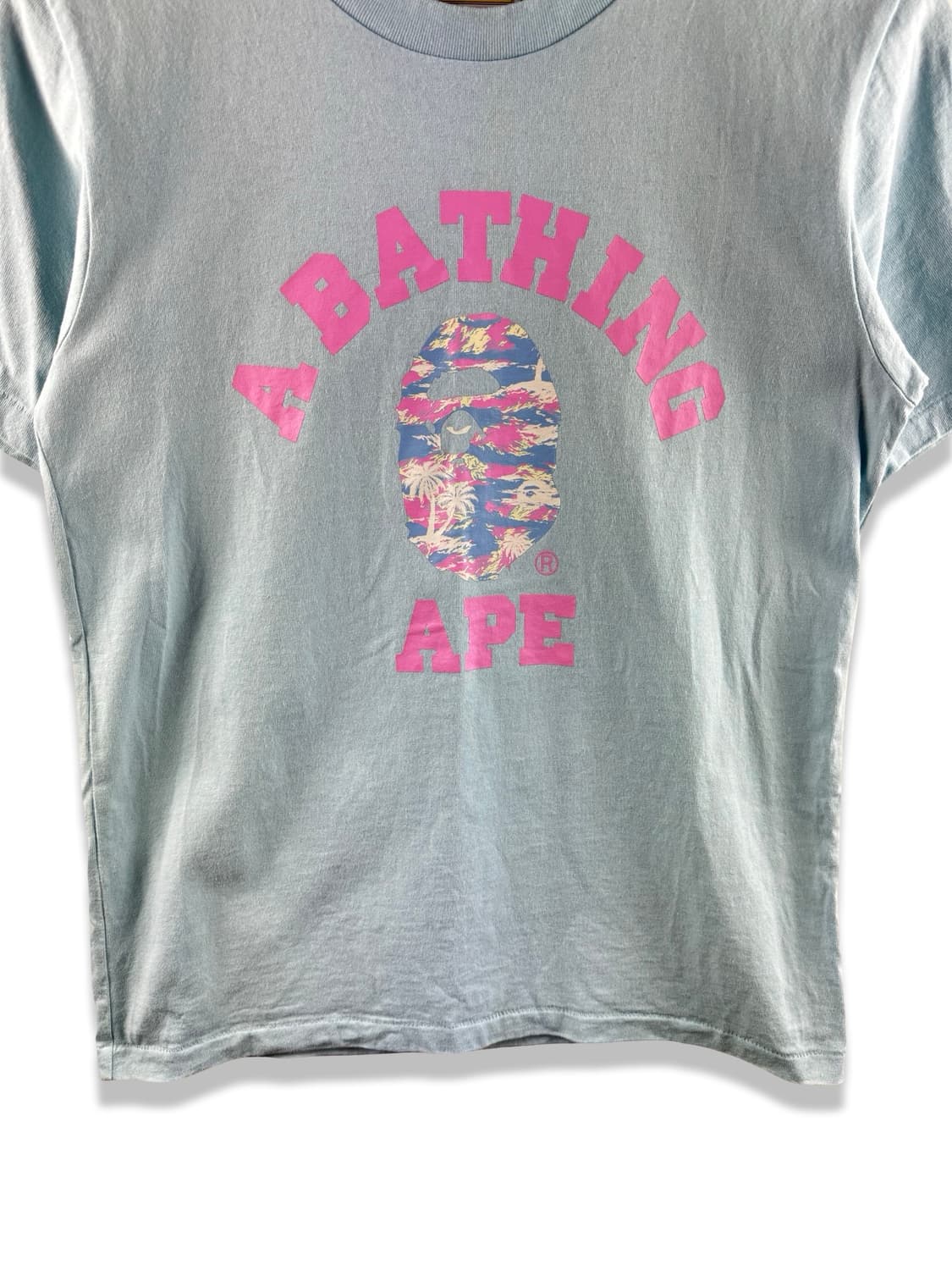 베이프 팜트리 카모컬리지 하늘 티셔츠3002 상품이미지4