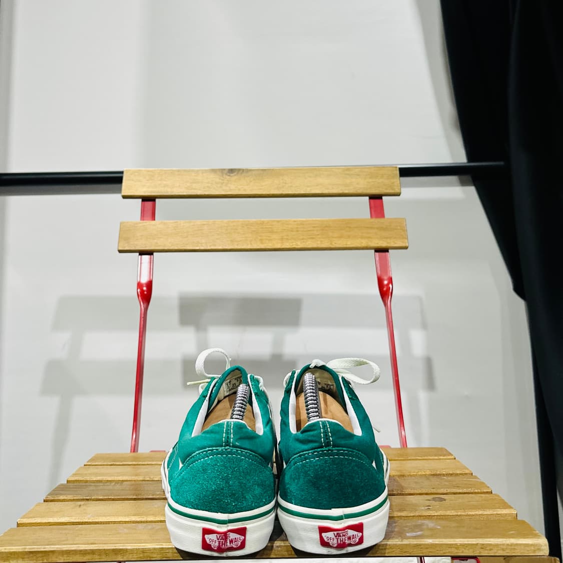 270) 반스 운동화 남성 남자 신발 올드스쿨 그린 스웨이드 상품이미지4