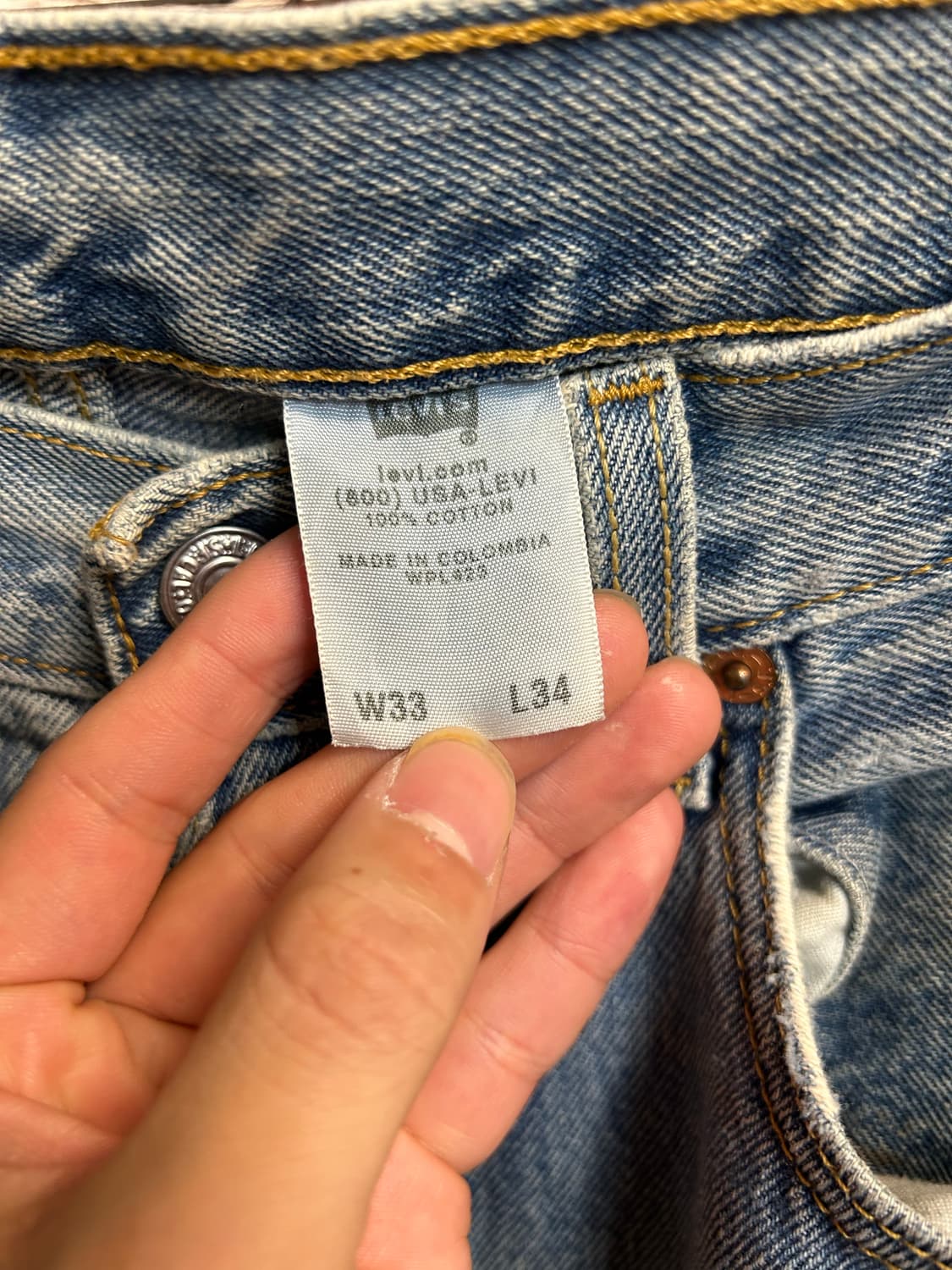 00‘s 리바이스501 33in 상품이미지7