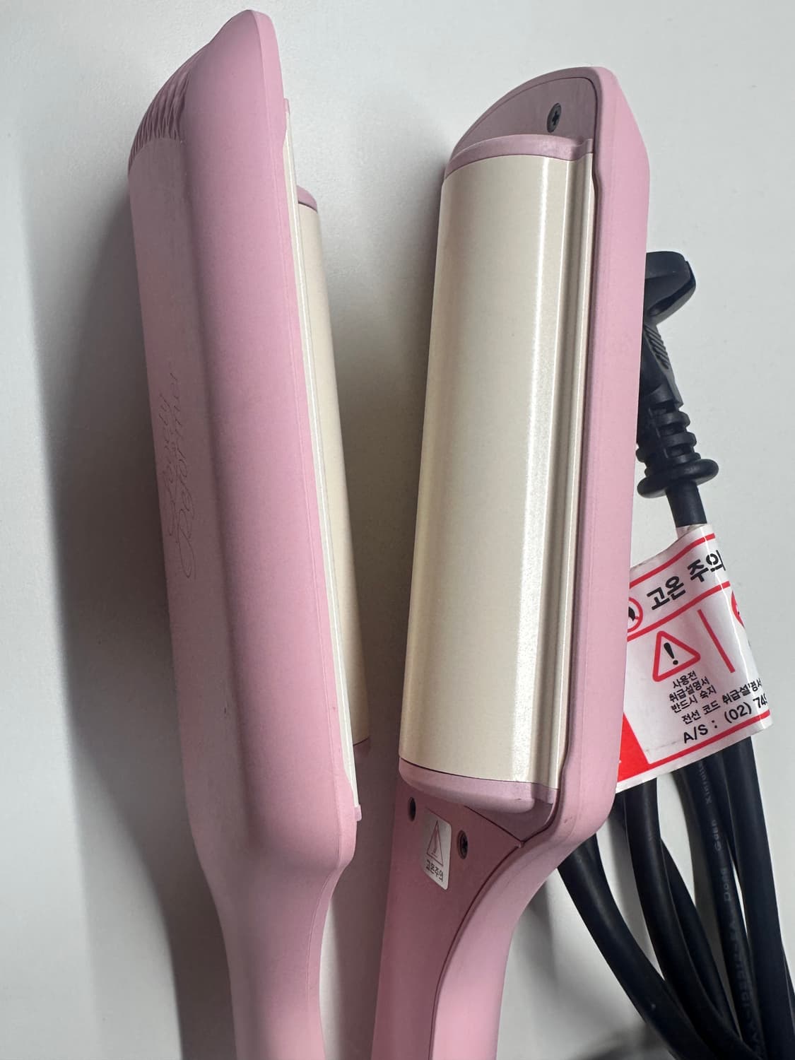 보다나 트리플 플로우 물결 고데기 32mm 핑크바닐라 상품이미지2