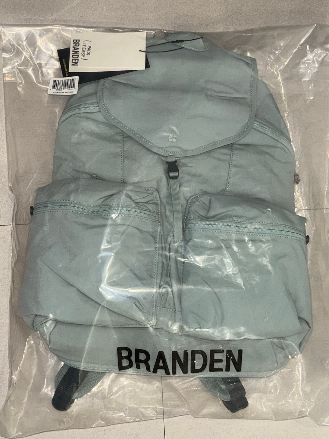 (새상품, 원가 13) 브랜든 세이프 플러스 백팩 (페일민트) 상품이미지2