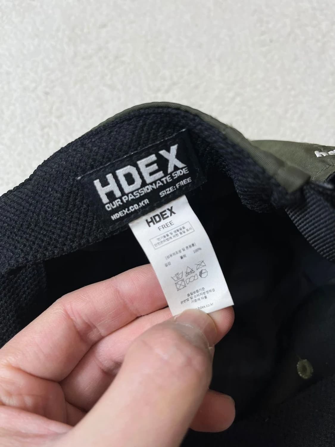 HDEX 메인로고 퍼포먼스 캠프캡 A1846 상품이미지8