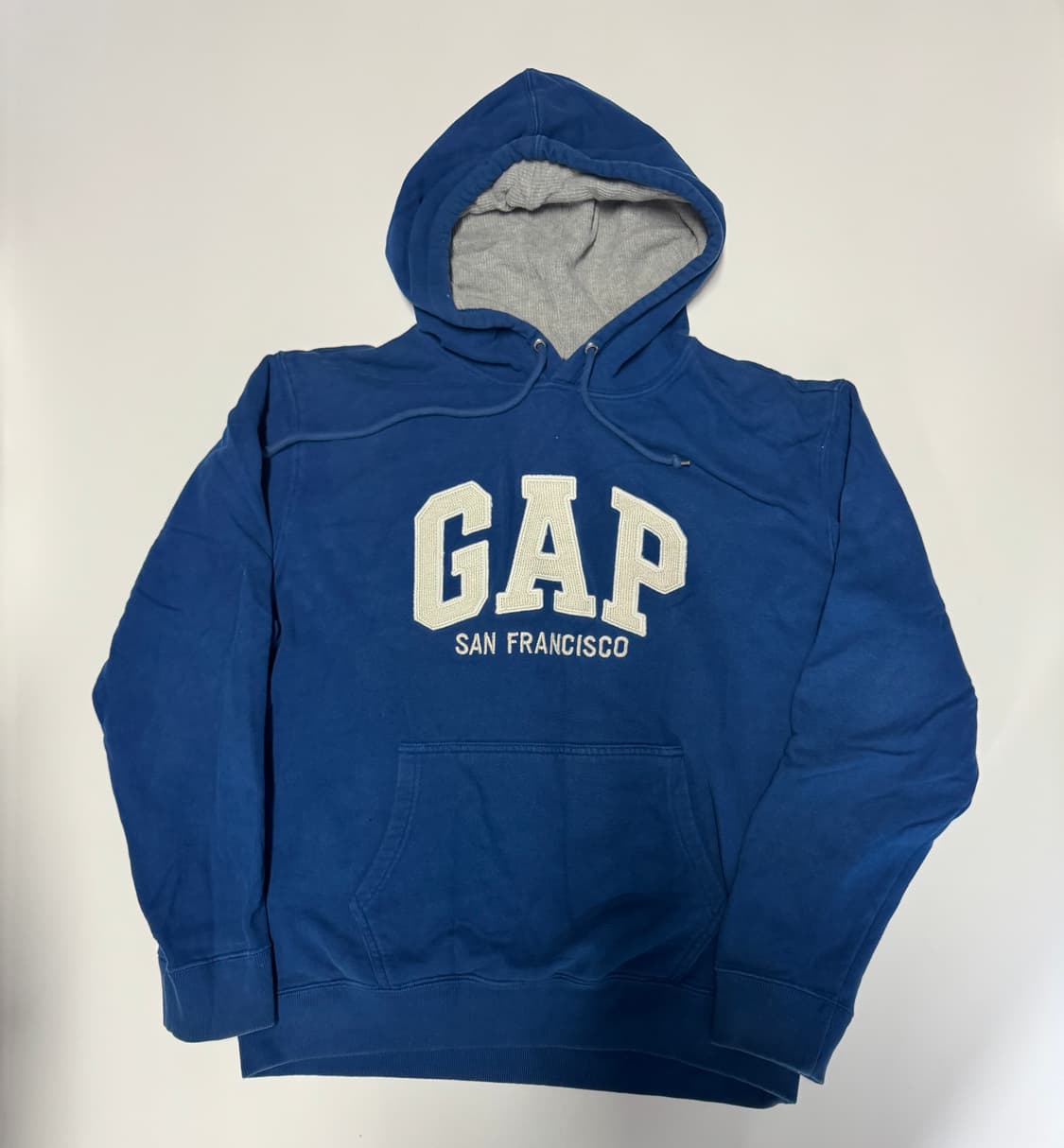 Gap 갭 빅 로고 시그니처 블루 후드티 L ~ XL 상품이미지1