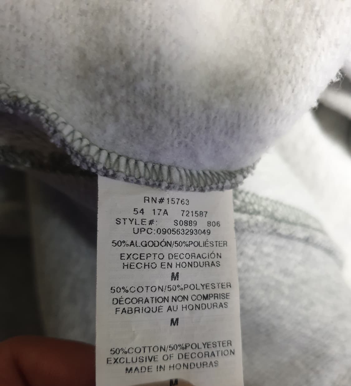 챔피온 어센틱 기모 후드티 그레이 (M) 상품이미지5