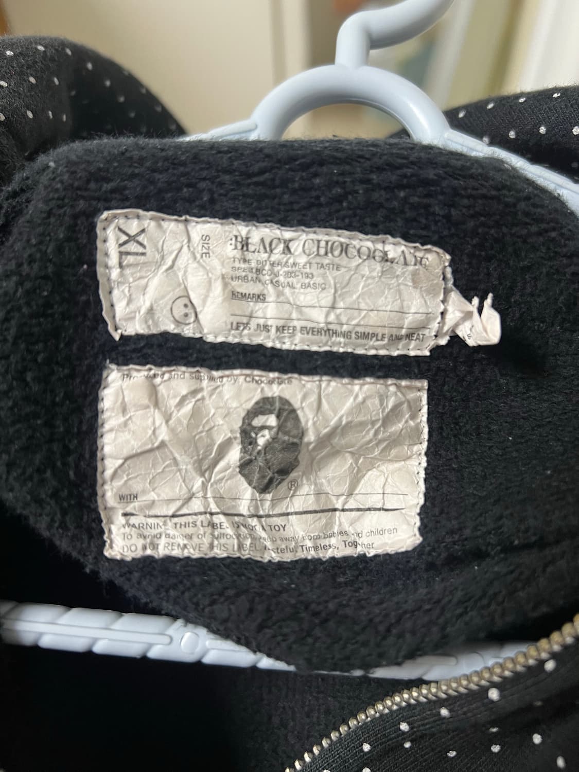 Bape x chocoolate 도트 후집 판매합니다 상품이미지3