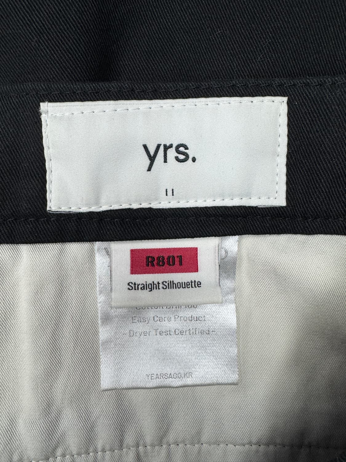 이얼즈어고 R801 치노팬츠 블랙 2 상품이미지3