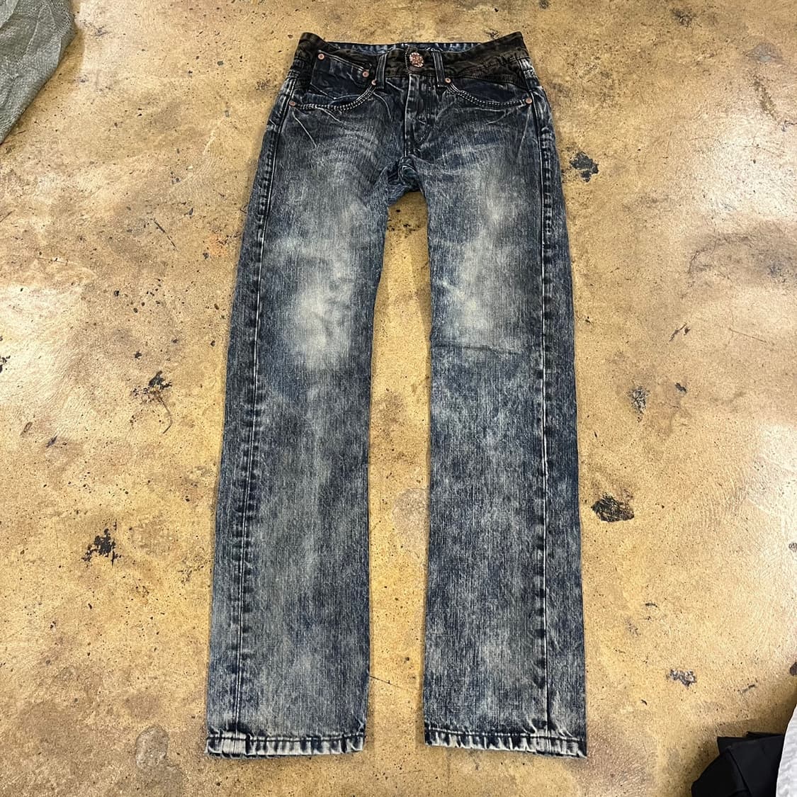 [정품] 에비수 스테디 스테이트 데님 워싱 청바지 b16 상품이미지3