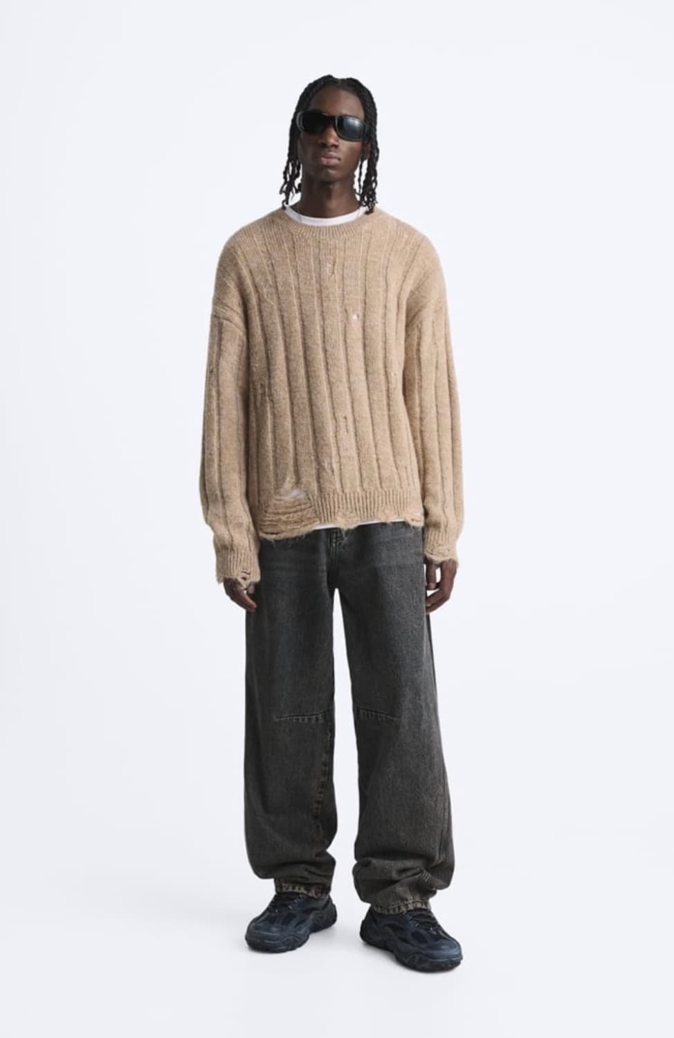 자라 디스트로이드 니트 상품이미지3