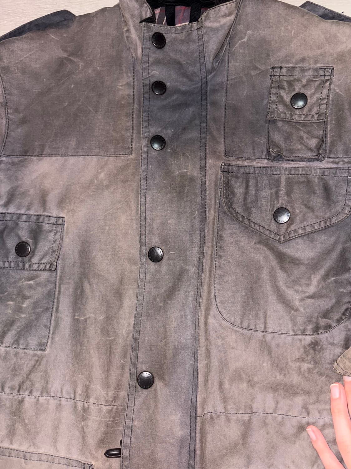 Barbour Waxed Cotton Jacket 상품이미지5