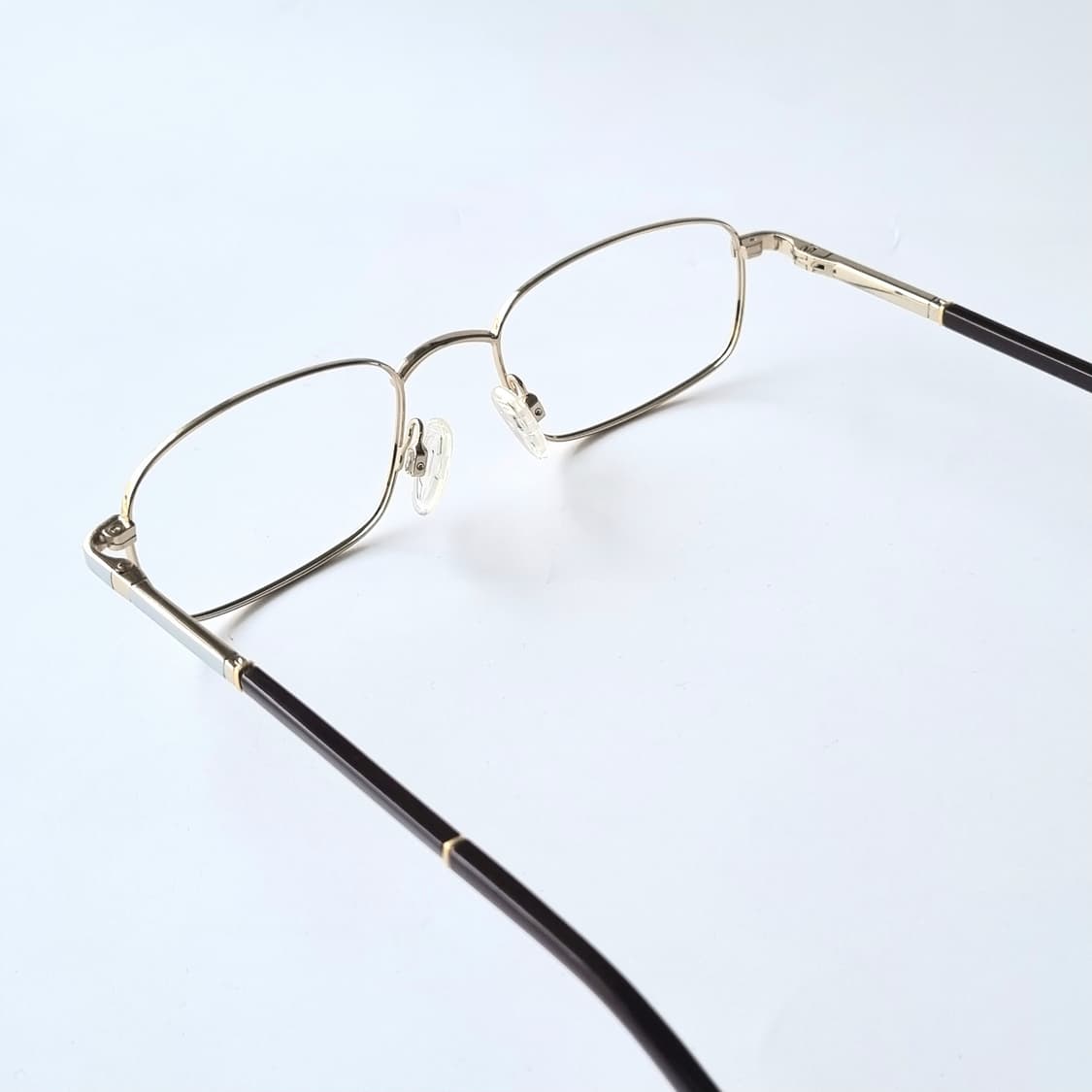데드스탁 슬림 골드 메탈 스퀘어 안경테 729 상품이미지3