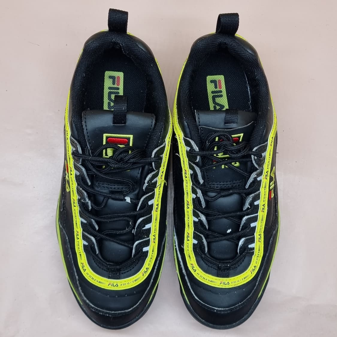 휠라 디스럽터2 옐로우 남성운동화 265 상품이미지2