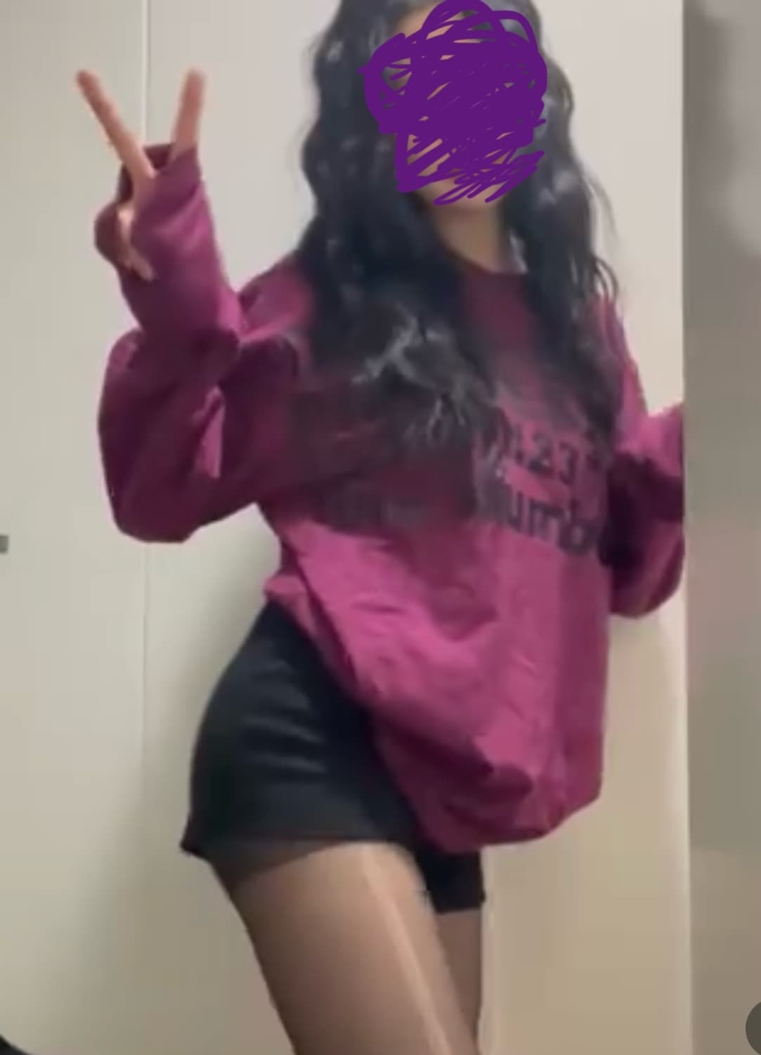 더콜디스트모먼트 롱슬리브 L 마젠타컬러 상품이미지1